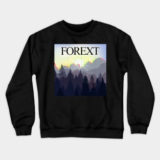 Forext landscape forest Crewneck Sweatshirt